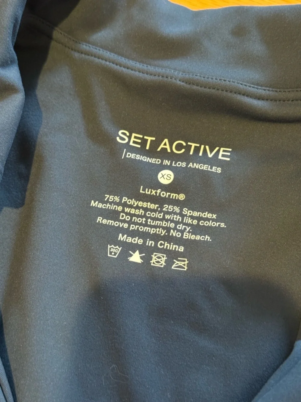 SET Active Blue Lagoon Luxeform Performance Top & Shorts Set - Picture 6 of 7